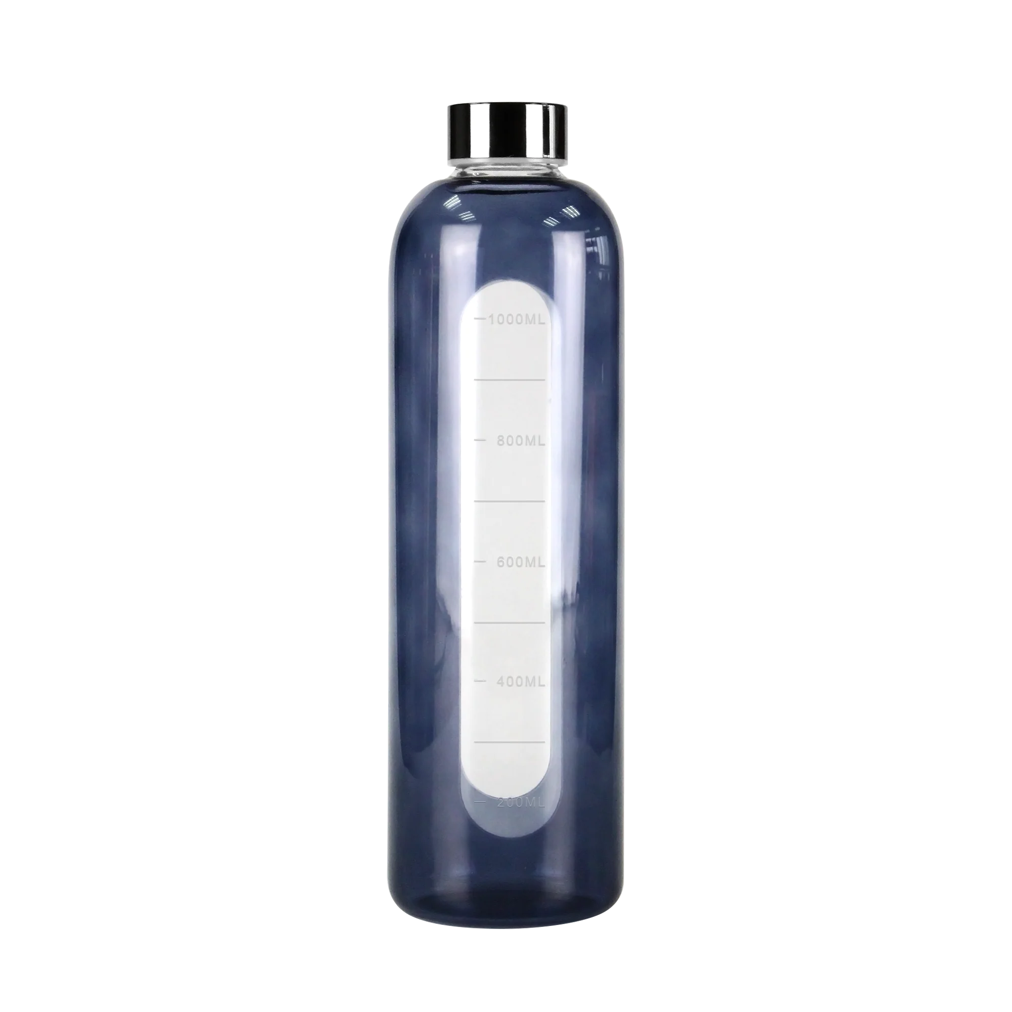 

Portable Students Glass water bottle with transparent window, Custom