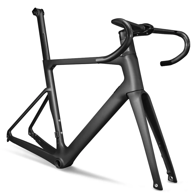 

Super light racing road bicycle T700 carbon frame BB86 (DI2 compatible) disc carbon road bicycle frame 46/49/52/54/56/58cm, Customized painting is available