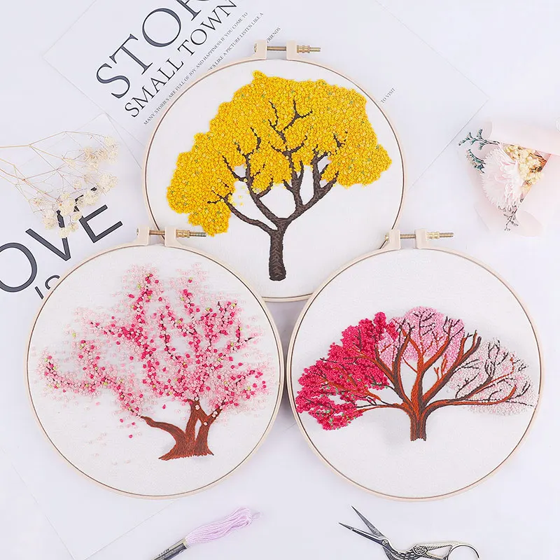 
Chinese Style Landscape Cross-stitch Kits Modern Diamond Embroidery Art 