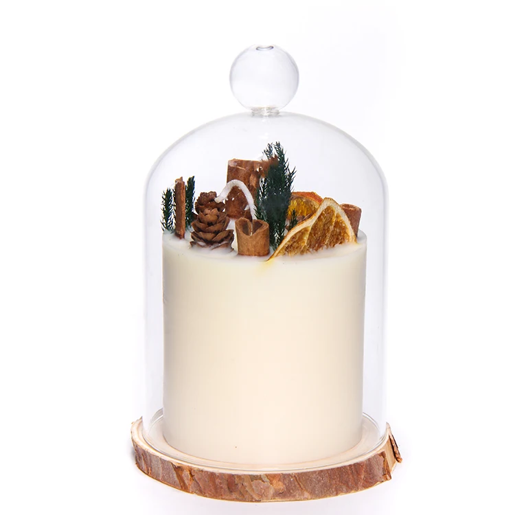 

New Design Wedding Clear Glass Candle Jar Private Label Natural Soy Wax Strong Scented Candles