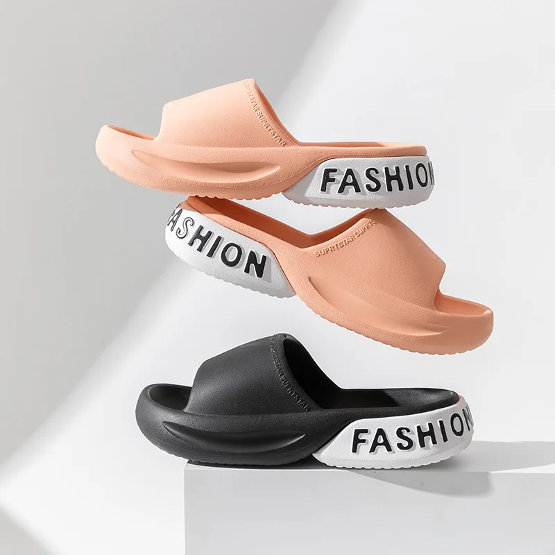 

2022 Wholesale Designer EVA Beach Slippers Female Women Fashion Summer Bathroom Ladies Flat Slippers