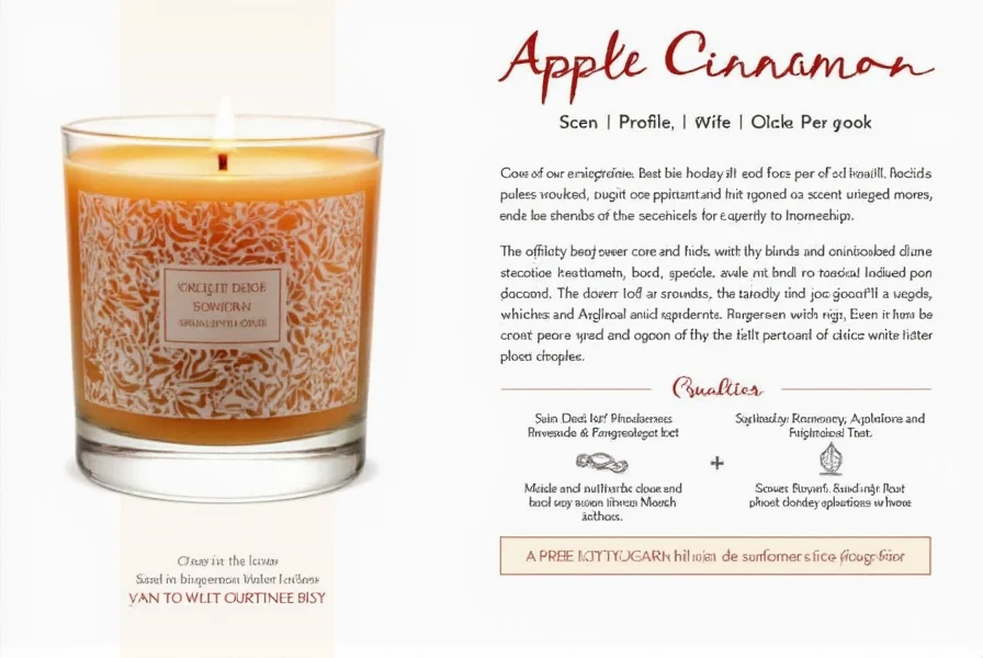 apple cinnamon candle