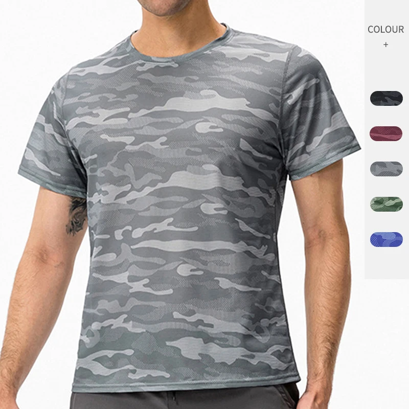 

Factory Direct Supply Workout Mens T-Shirt Fitness Men Sports Compression Shirt Basic Style