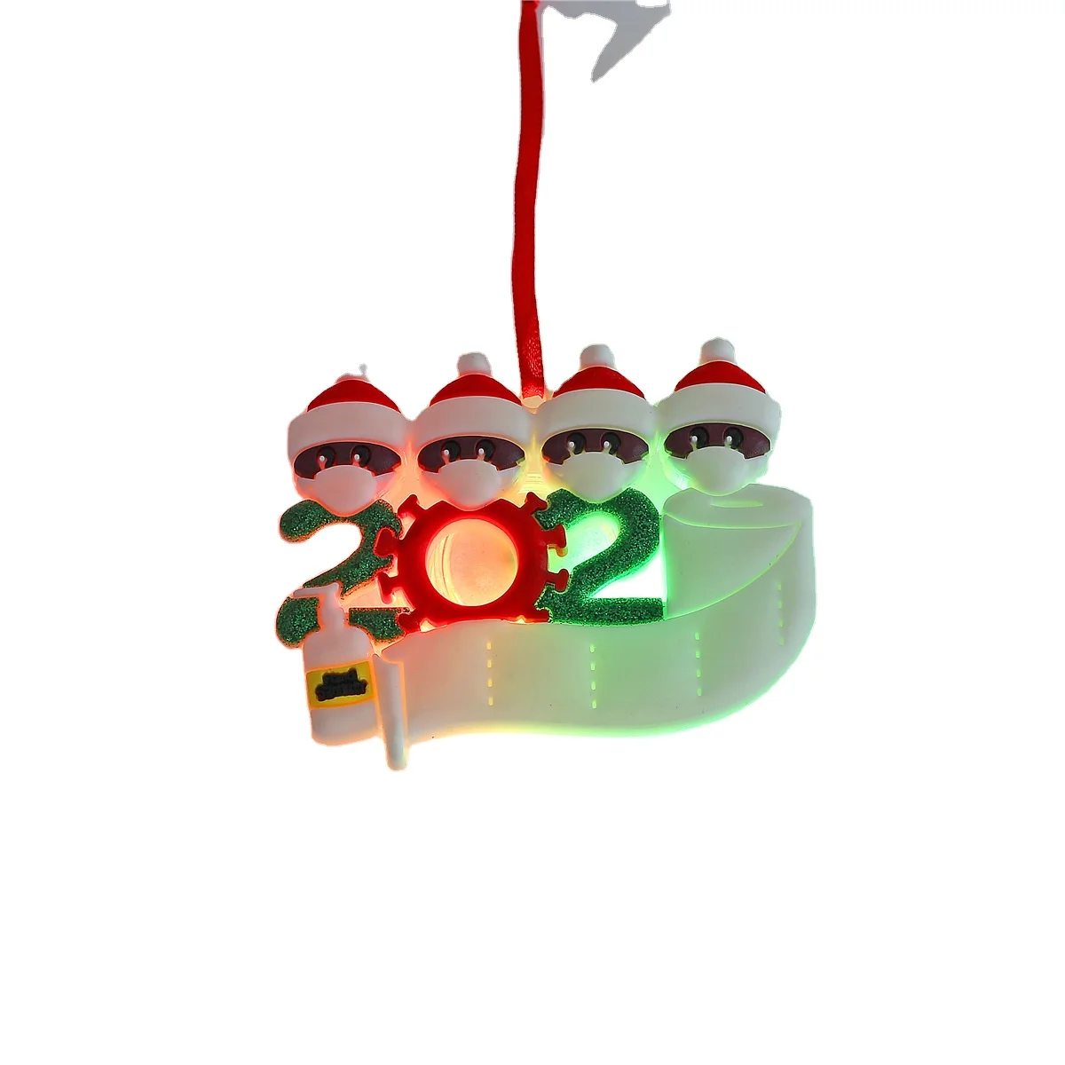 2020 new Christmas lights decorative PVC Christmas tree hanging ornaments