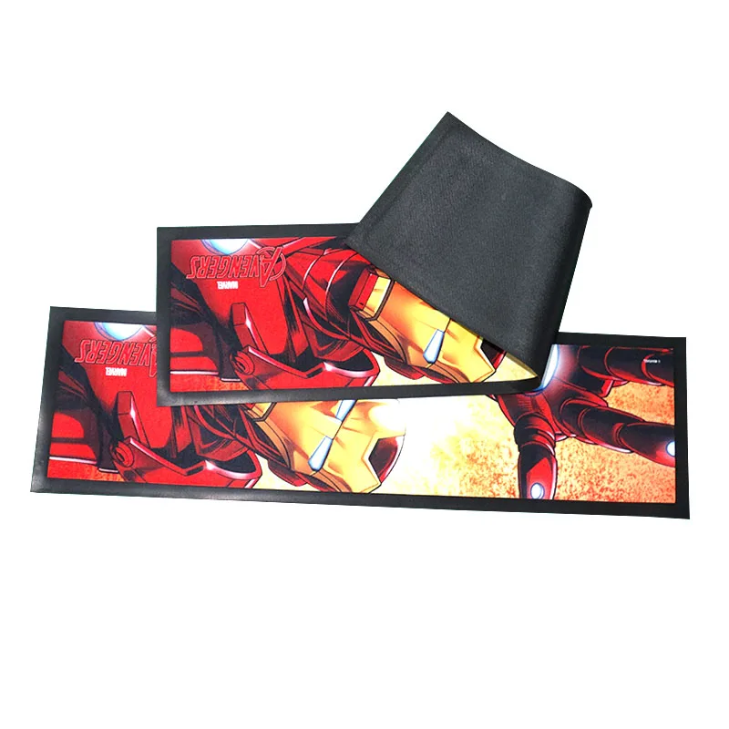 China Factory hot sale bar spill mats / bar drink mats / red bull bar mat factory