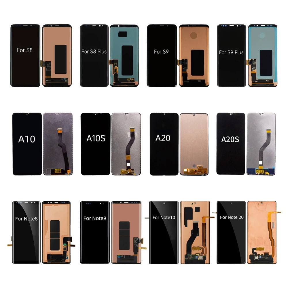 

Mobile phone lcd pantalla for samsung S7 S8 S9 S10 lcd touch screen for Galaxy S8 lcd display screen replacement assembly