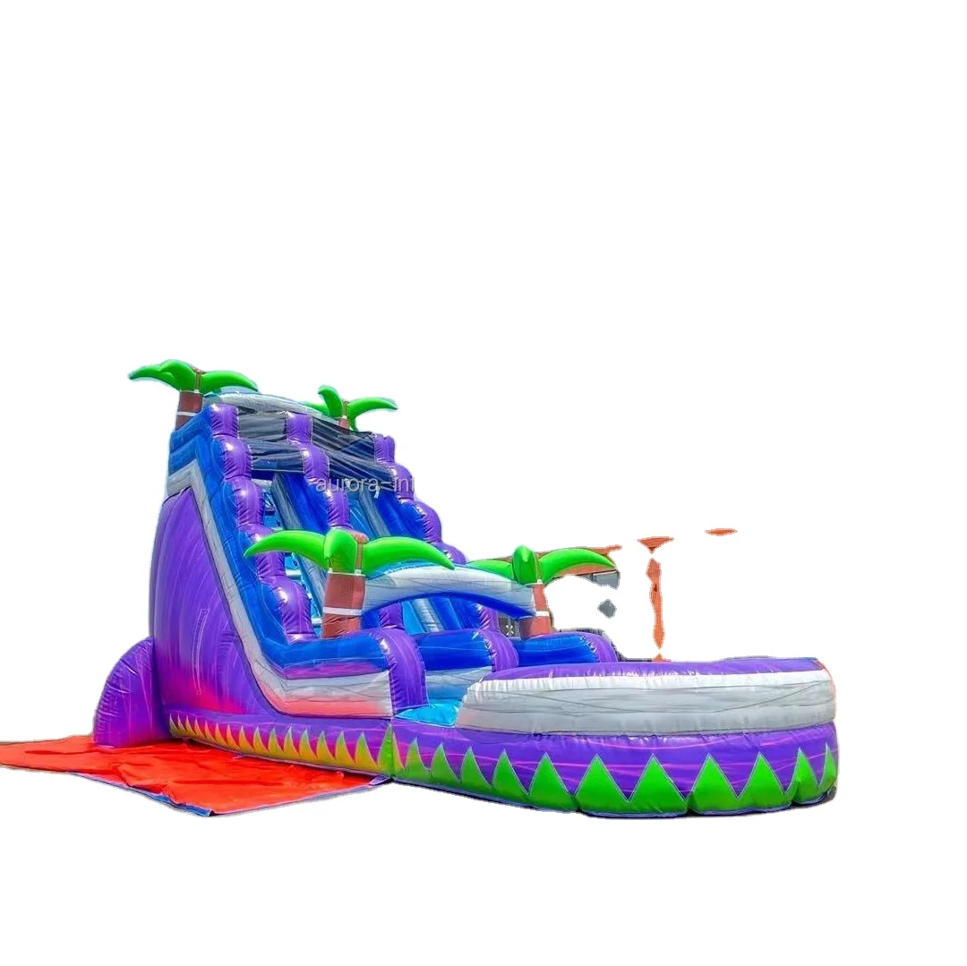 

Factory directly commercial inflatable slides inflatable water slide for kids inflatable water slide with pool, Customized