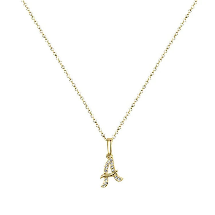 

Girls Dainty Layering Paperclip Link Initial Necklace Initial Necklaces for Women