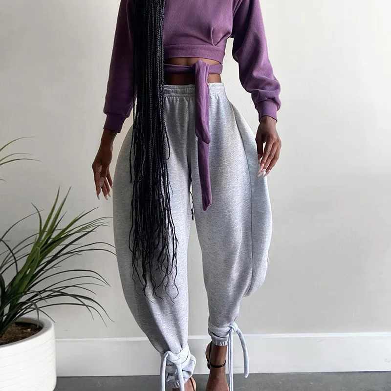 

woman joggers straight casual leggings ladies high waist cargo pants women