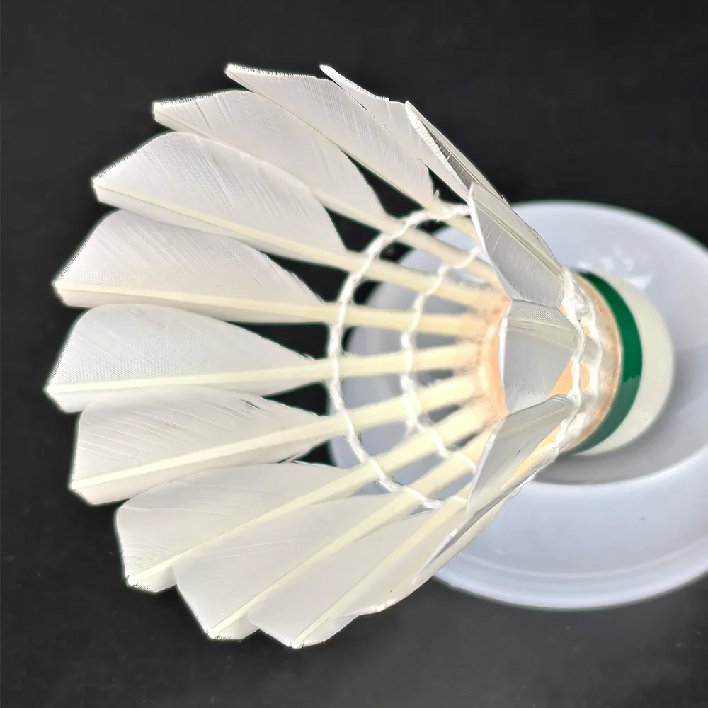 DunRun DR-09 Badminton Ball Custom Logo High Toughness Durability Super Grade Badminton Shuttle Cigu Duck Feather Shuttlecock