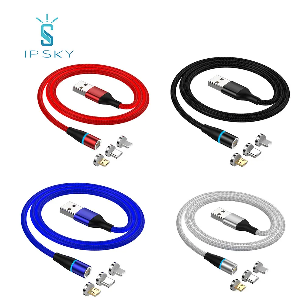 

Magnetic Cable For iPhone Micro USB Type C Mobile Phone Charging Cable Type-c Magnet Charger USB Cable