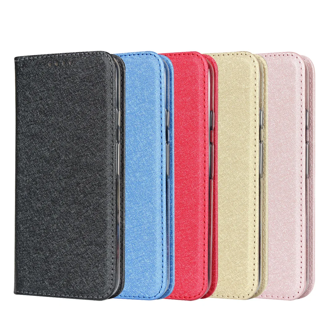 

Luxury Silk pattern PU Leather Flip Wallet Case For Google Pixel 4 XL with ID card slot, As pictures