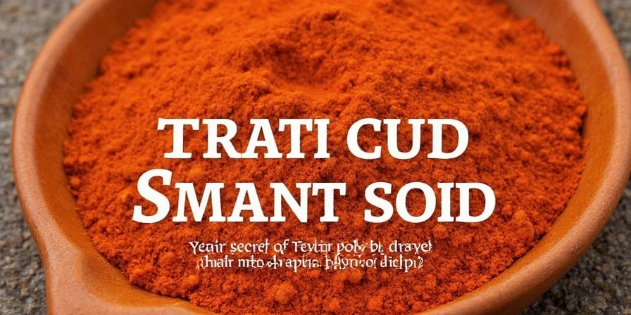 Toasting Texas chili powder in a skillet