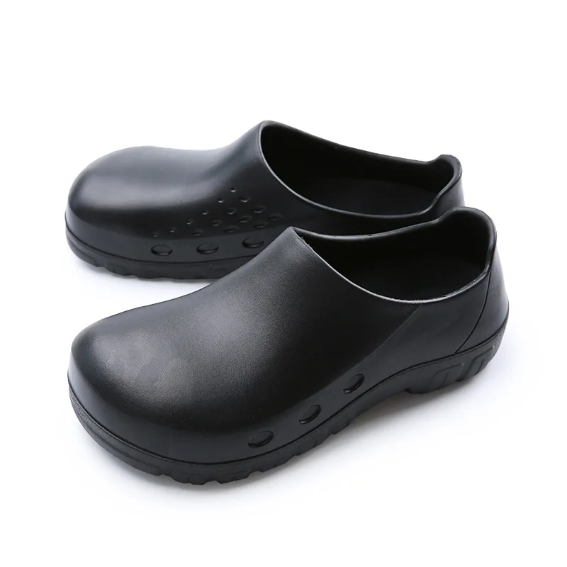 

Steel Toe Unisex Food Industry Waterproof Anti Slip Oil Resistance EVA Chef Shoes Hotel Steel Toe Chef Shoes