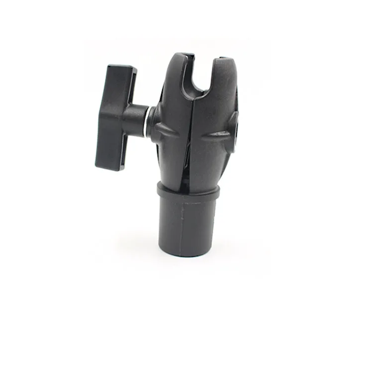 

1.5" single socket arm for the fishing boating pole mount at E, Black