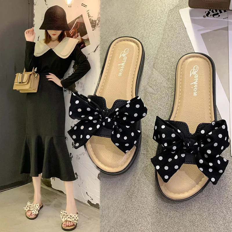 

Ladies Anti-slip High Quality Slippers Ladies Flat Heel Women's Sandals