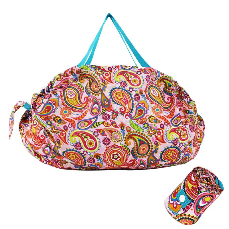 

Fashion design waterproof 210d polyester foldable pouch bag big shopper shopping grocery bag for supermarket, Customized