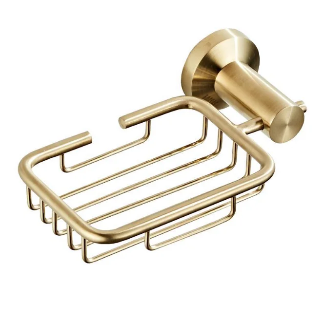 Brushed Gold Bathroom Accessories Soap Dish Holder Basket Buy Gold Bathroom Accessories,Soap