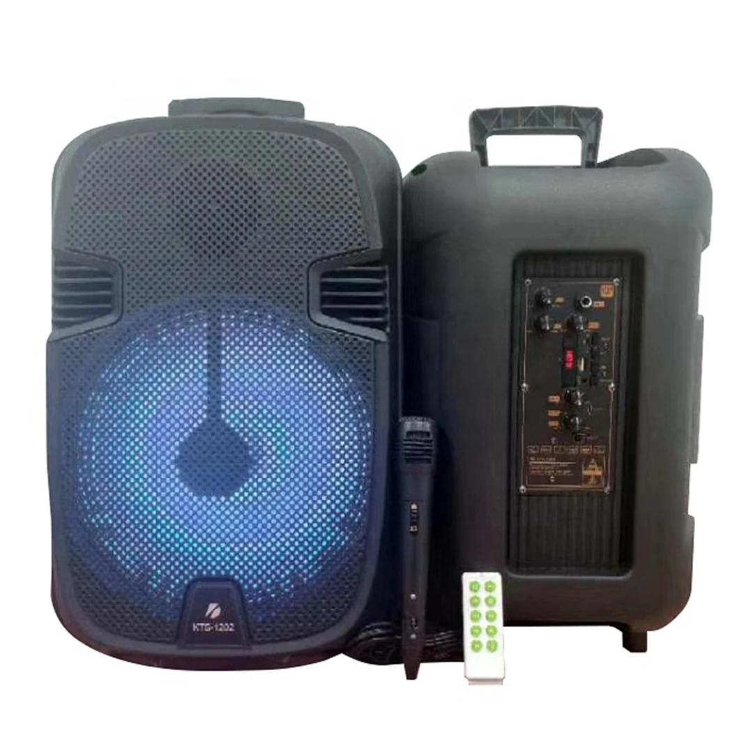 

KTS-1202 new arrival 12inch horn trolley speakery for outdoor