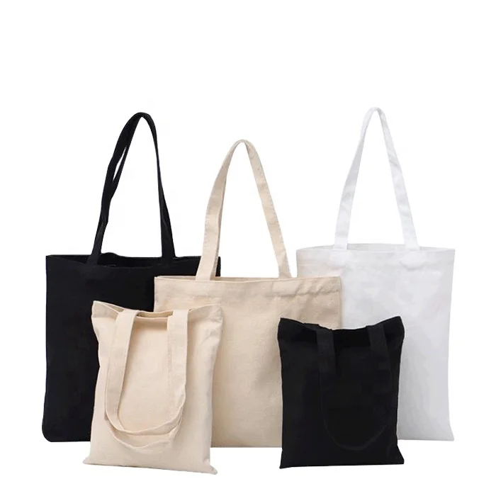 

KALANTA Wholesale Custom Printed Eco Friendly Recycle Plain Organic Tote Shopping Reusable Women Canvas Cotton Bag, Customized color