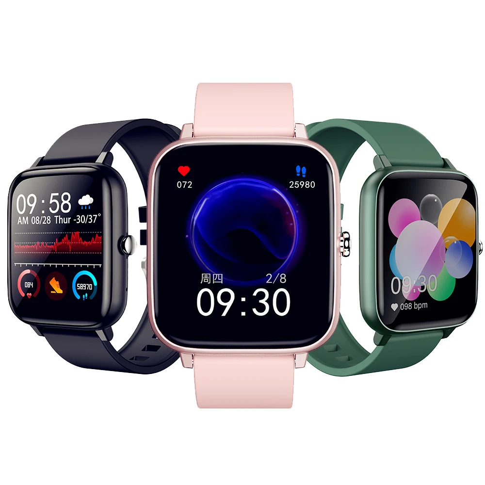 

Reloj Inteligente 2021 Smartwatch With Heart Rate Blood Pressure Waterproof Fashion Multi Sports Smart Watch P6