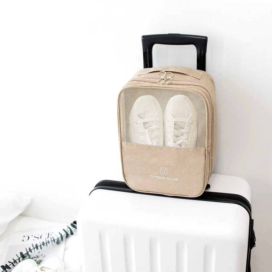 

OEM Factory Twinkle Luggage Packingshoe Portable Luxury Bags Waterproof SHOE BAG With Custom Logo
