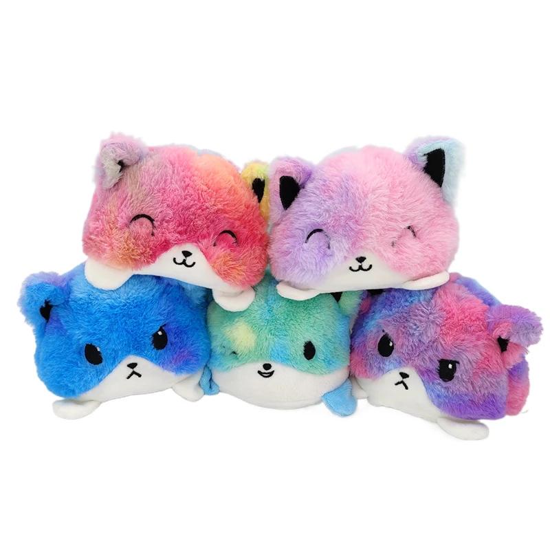 

New Arrival Kawaii Flip Plush Toy Reversible Mood Plush Cat Unicorn Animal Reversible Plush Toy