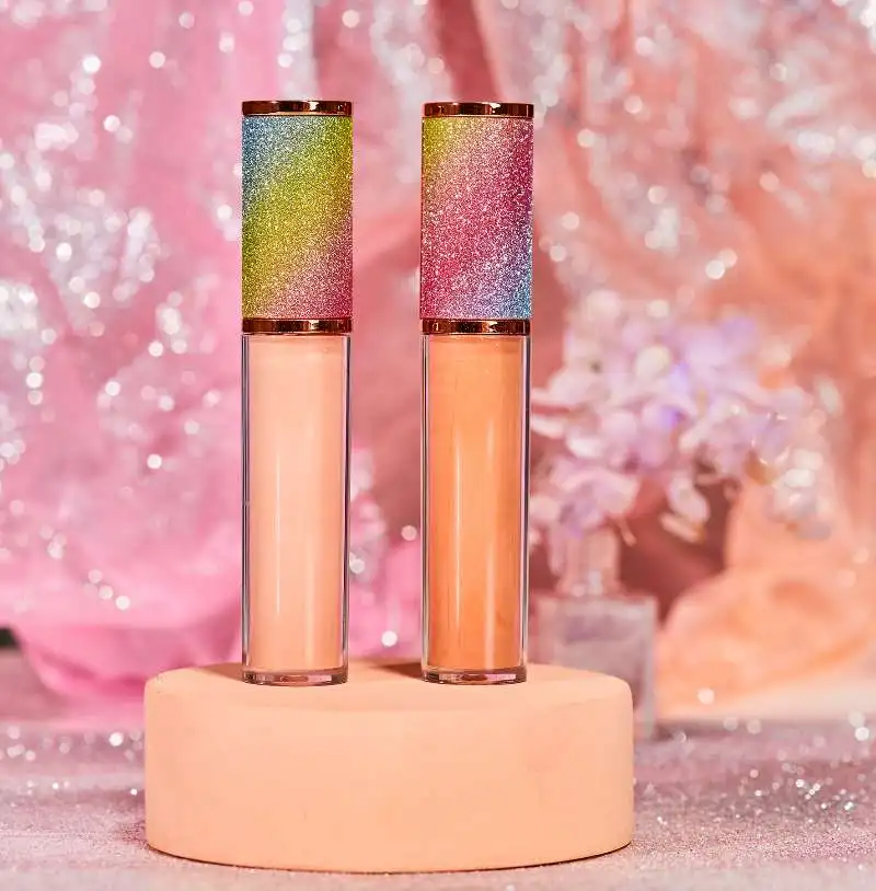 

16 colors long lasting custom lip gloss cruelty free vegan nude lip gloss