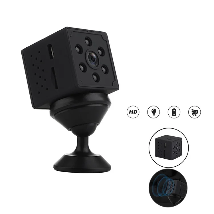 

2023 New 1080P HD chargeable mini camera Built-in 1100mAh Li-ion Battery wifi camera portable with night vision