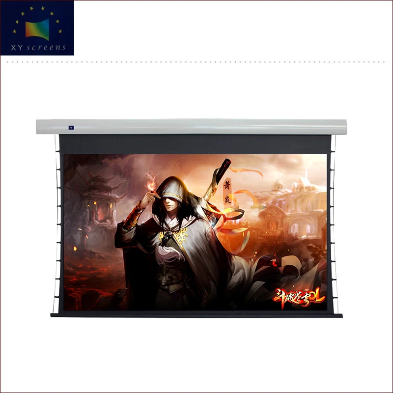 

4K 16:9 long throw electric alr projector screen with high quality aluminum alloy case