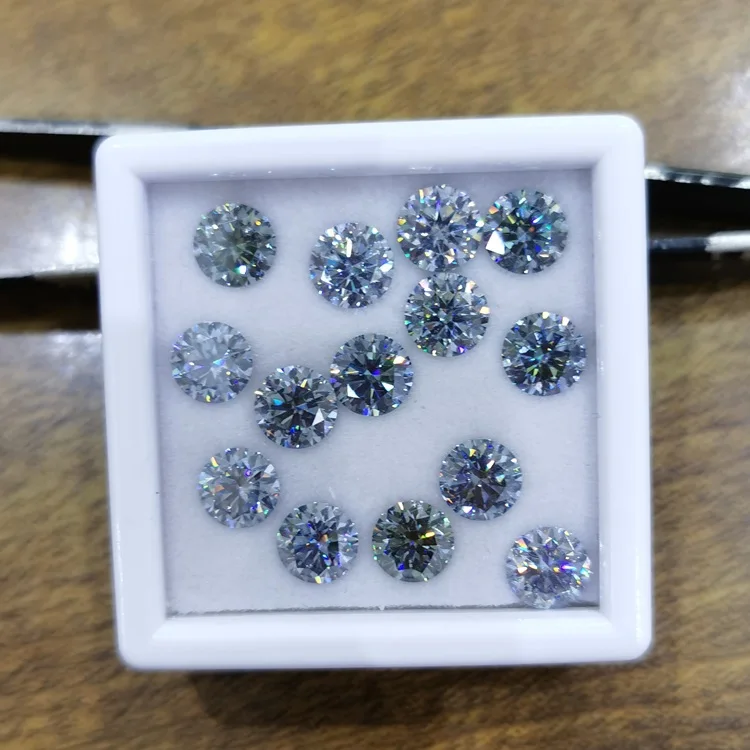 

Yuying Gems Trendy New Color Sapphire Blue Moissanite with GRA Certificate Colorful VVS Moissanite