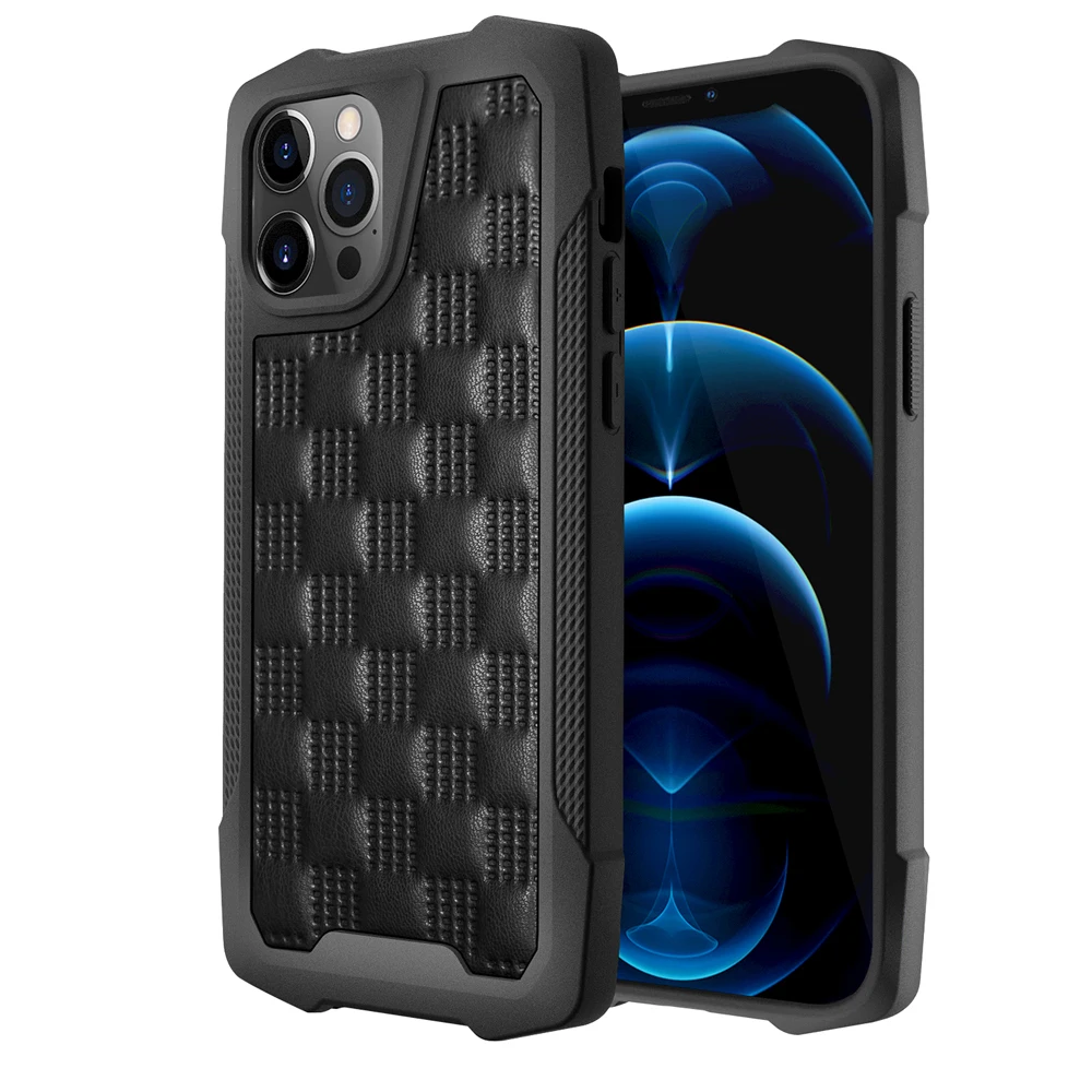 

Product warranty smartphone leather back cases PU TPU leather mobile phone case for iphone 12 pro, Multi