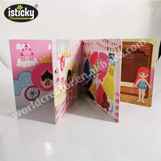 
High quality custom offset printing cartoon children sticker book 