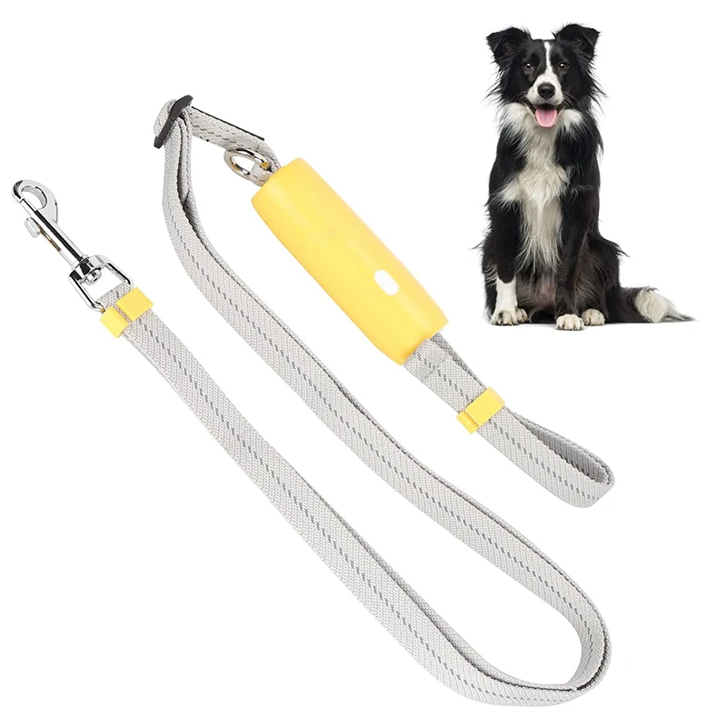 

Wholesale Reflective Long Slip Lead Dog Chain Leash, Yellow/pink