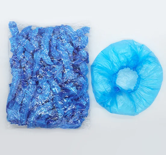 
disposable waterproof cap effectively waterproof multipurpose more bigger more thicker disposable shower cap 100pcs/Bag 