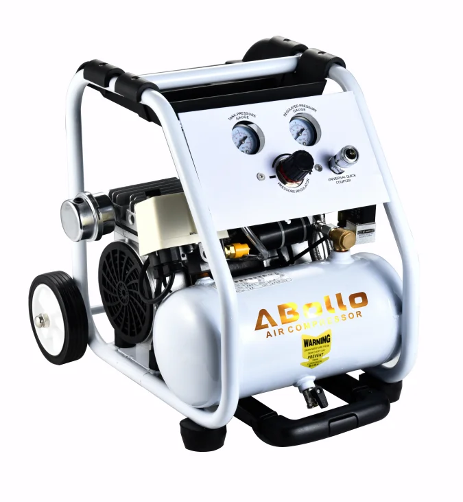 
25L 550W Best price 110v mini small portable 1hp medical dental outstanding quiet silent oil free air compressor 