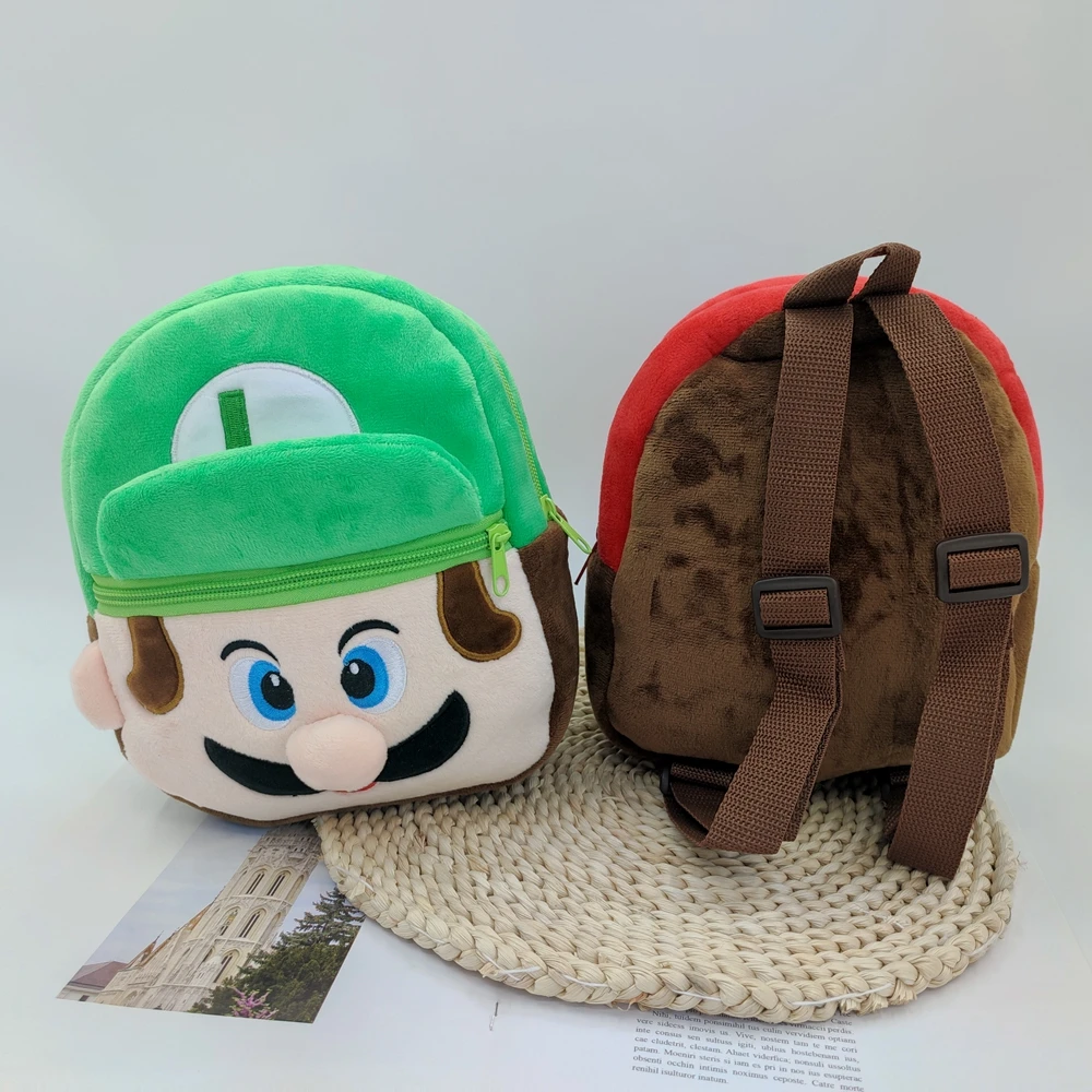 

New Arrival Plush Bag Super Mario Backpack Plushie Mario Bro Stuffed Mario Plush Backpack