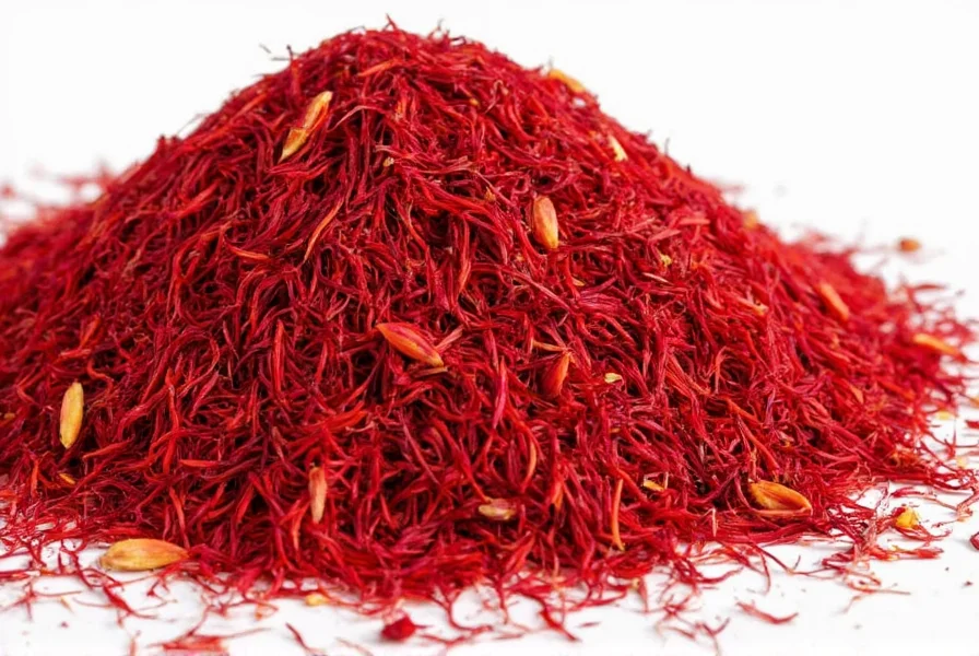 Comparison table of saffron grades and prices