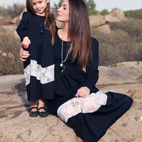 

Hot Mother Daughter Clothing Girls' Dresses Kids Dresses Mom Daughter Matching Dresses