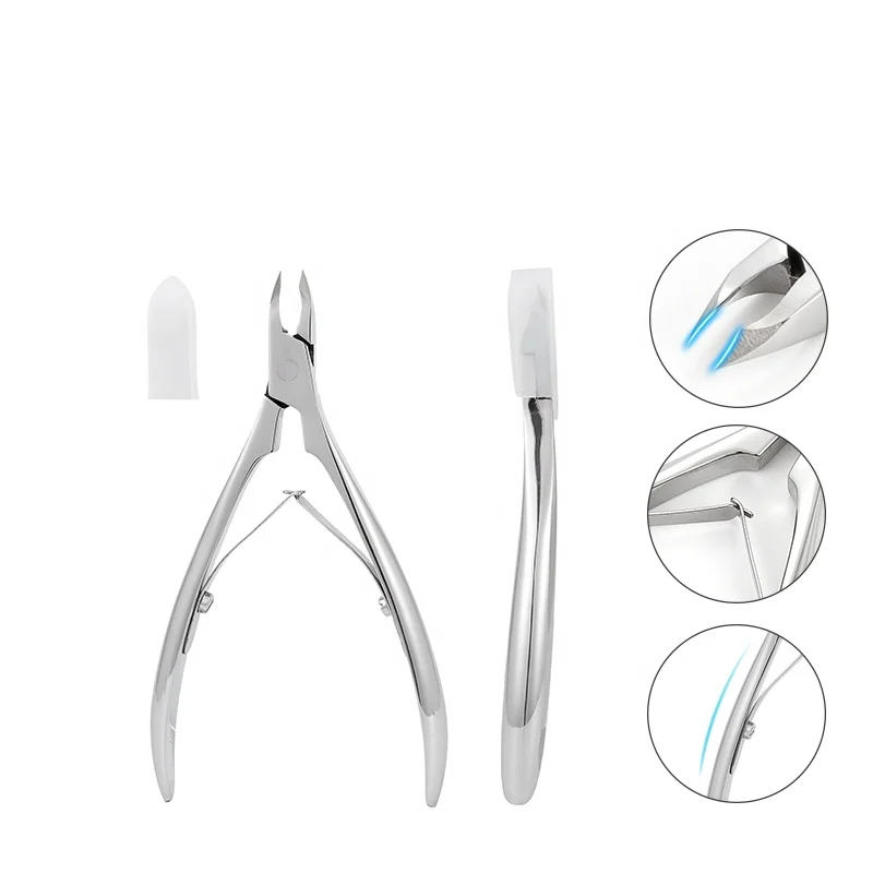 

Eliter Amazon Hot Sell In Stock Stainless Full Jaw Nail Cuticle Nipper Nippers Professional Cuticle Sanitary Cuticle Nippers