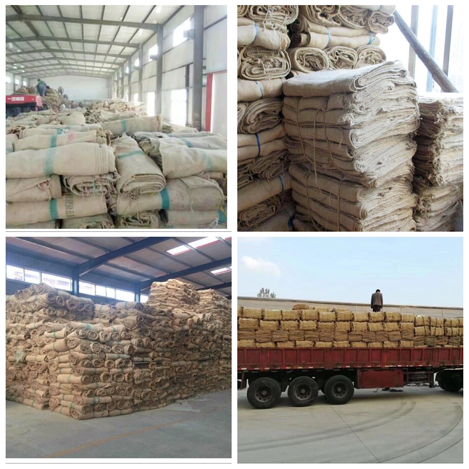 50kg 100kg Reusable Bangladesh Sacking Jute Bag (43 X 29)" 100 Packing