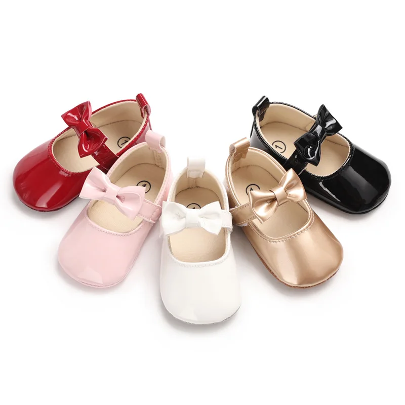 

Little Girl Prewalker Shoes Spring & Autumn PU Leather Baby Girls Shoes, 5 colos