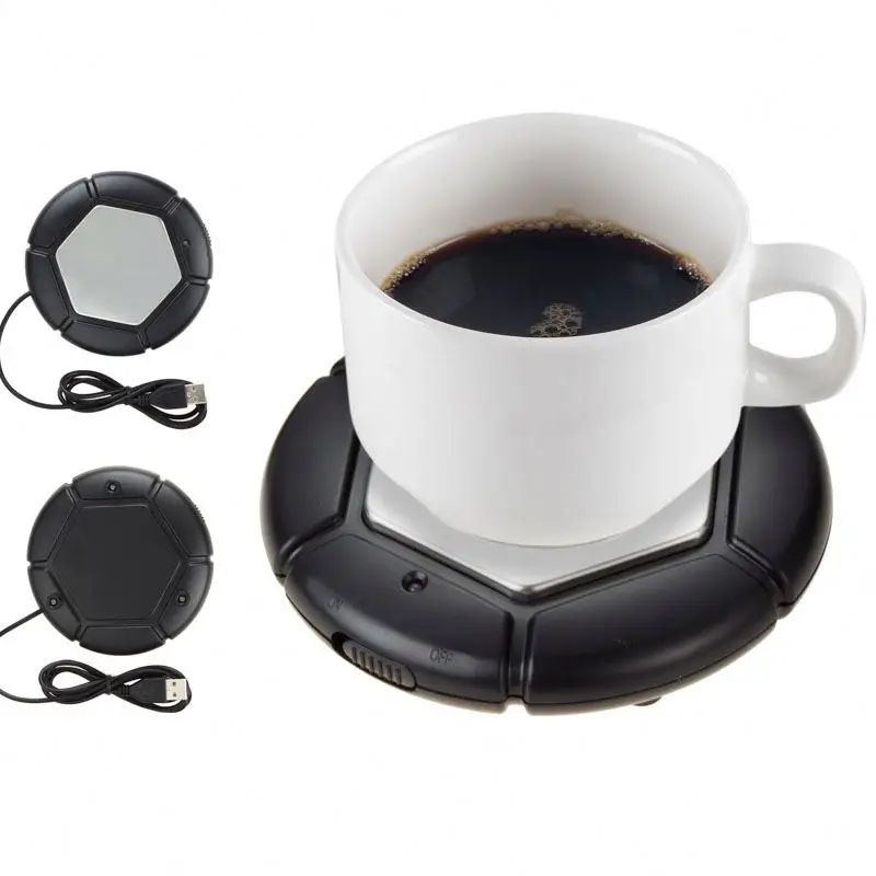 

USB Desktop Cup Warmer Coffee/Tea Cup Heater Mug Warmer Beverage Heater Tray Pad Milk Tea Coffee Mug Hot Drinks USB Cup Heater