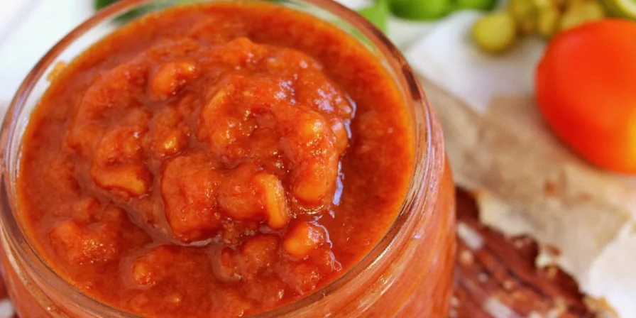 Salsa with unexpected ingredients