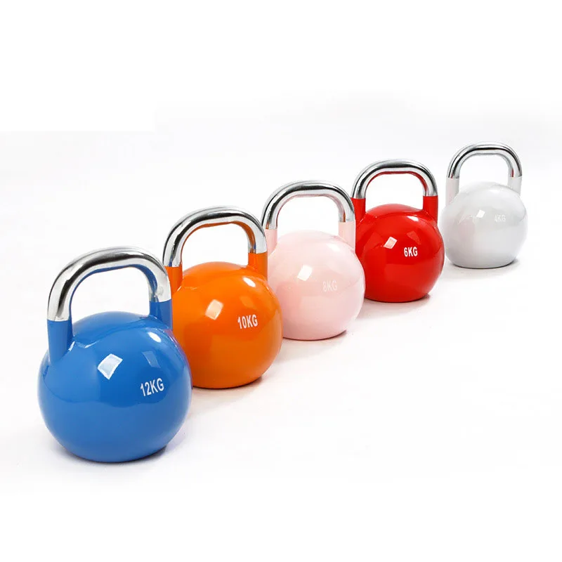 

China Wholesale Custom Logo Competition Steel Kettlebell, Customized