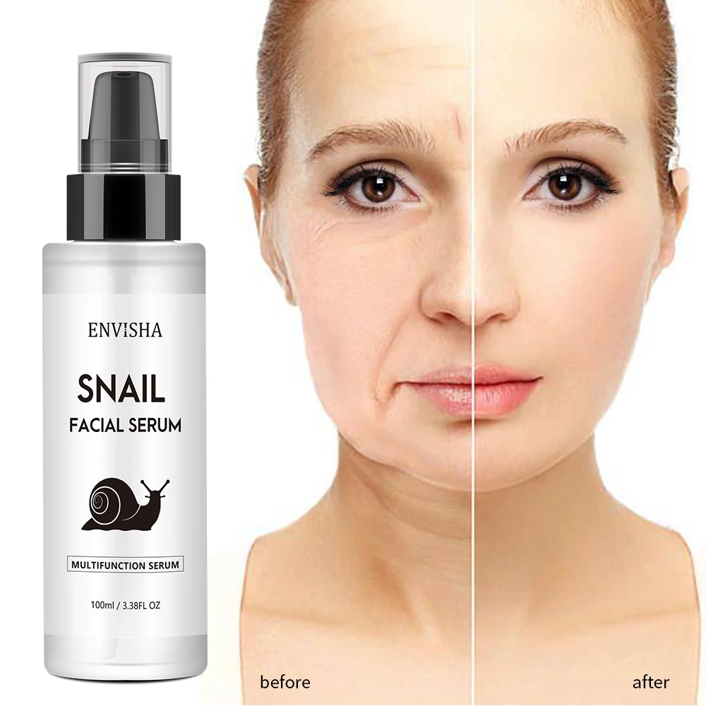 

OEM Wholesale Korean Skin Care Anti Aging Snail Mucus Face Serum Facial Whitening Repair Serum For Sensitive Skin