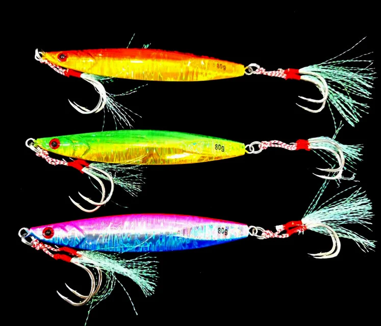 

New Arrival 80g 100g Fast Sinking Shake Metal Jigging And Fall Jigs For Deep Water, As picture