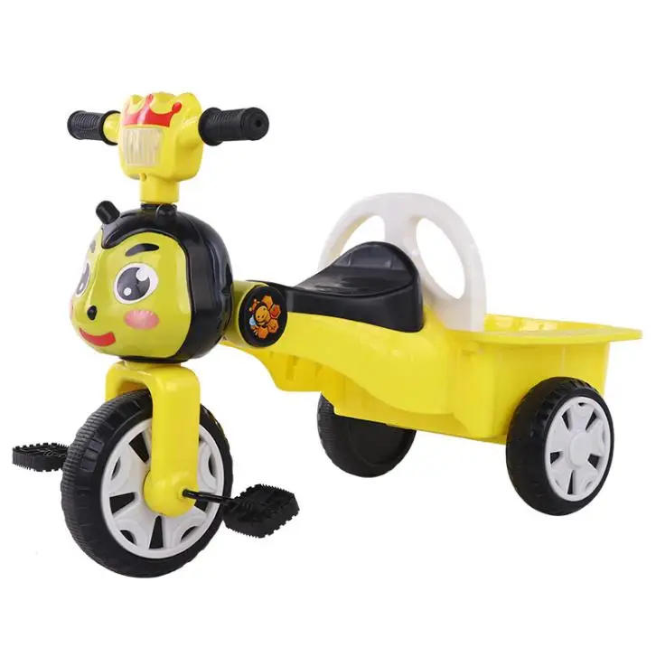 

wholesale Cheap Price Cartoon Image Kids Tricycle with Big Hopper