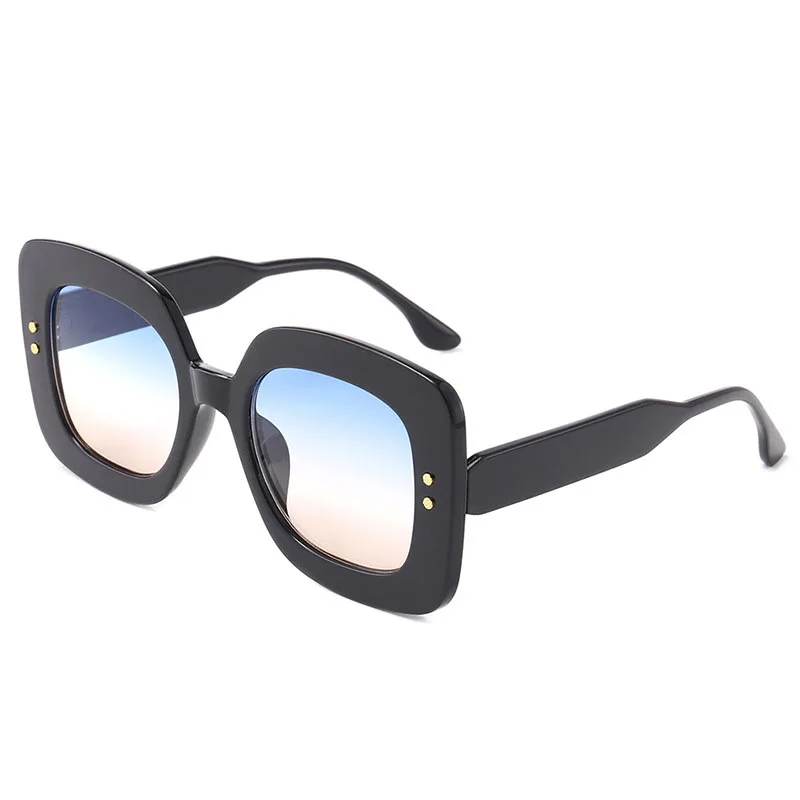 

2021 New Style Fashion Custom Logo Rivet Cheap Wholesale Retro Square Sunglasses, 7 colors