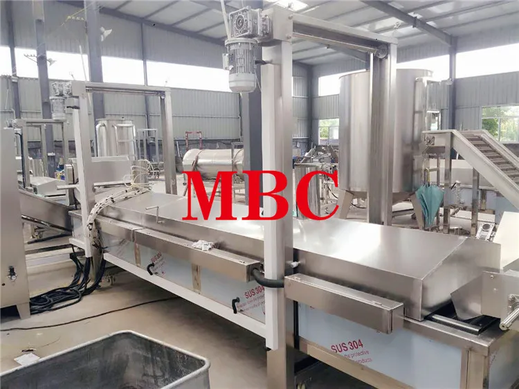 IQF frozen french fries production line blanching machine .jpg
